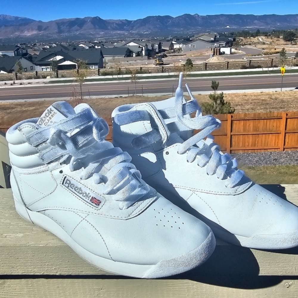 Reebok Women's White High-Top Sneakers
